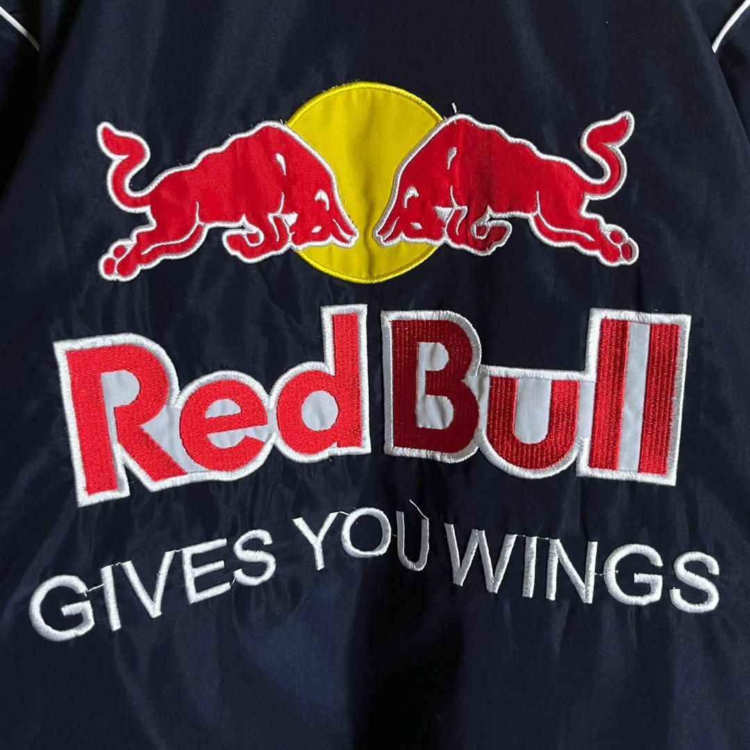 Red Bull - 【人気Lサイズ】レッドブル☆マルチ刺繍ロゴ入りレーシング