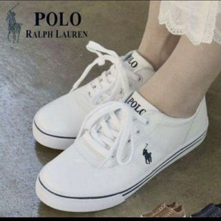 POLO RALPH LAUREN - 本日限定【POLO】白スニーカー ハンフォード3の ...