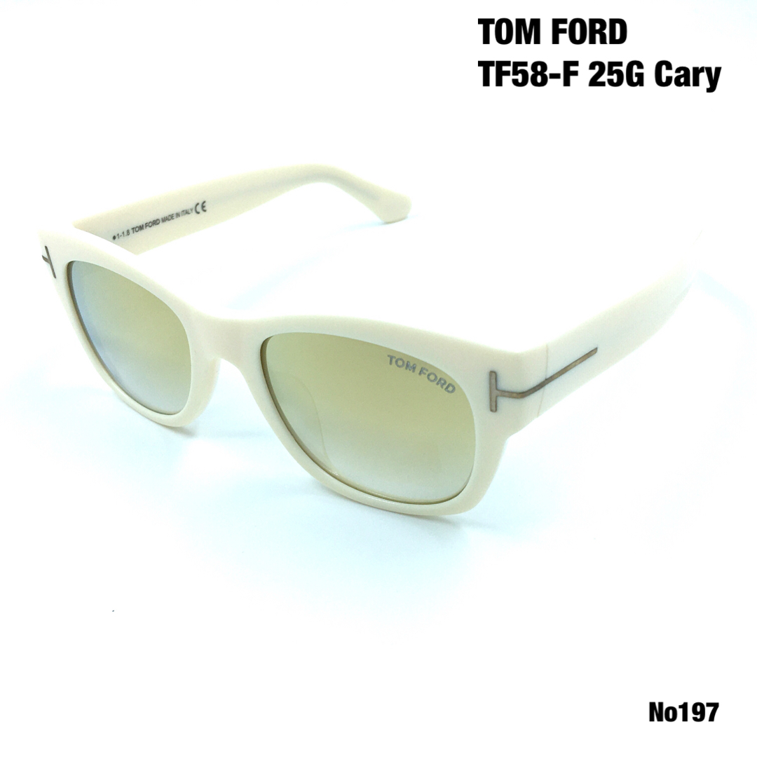 トムフォード　TOM FORD TF58-F 25G Cary サングラストムフォードEye取扱