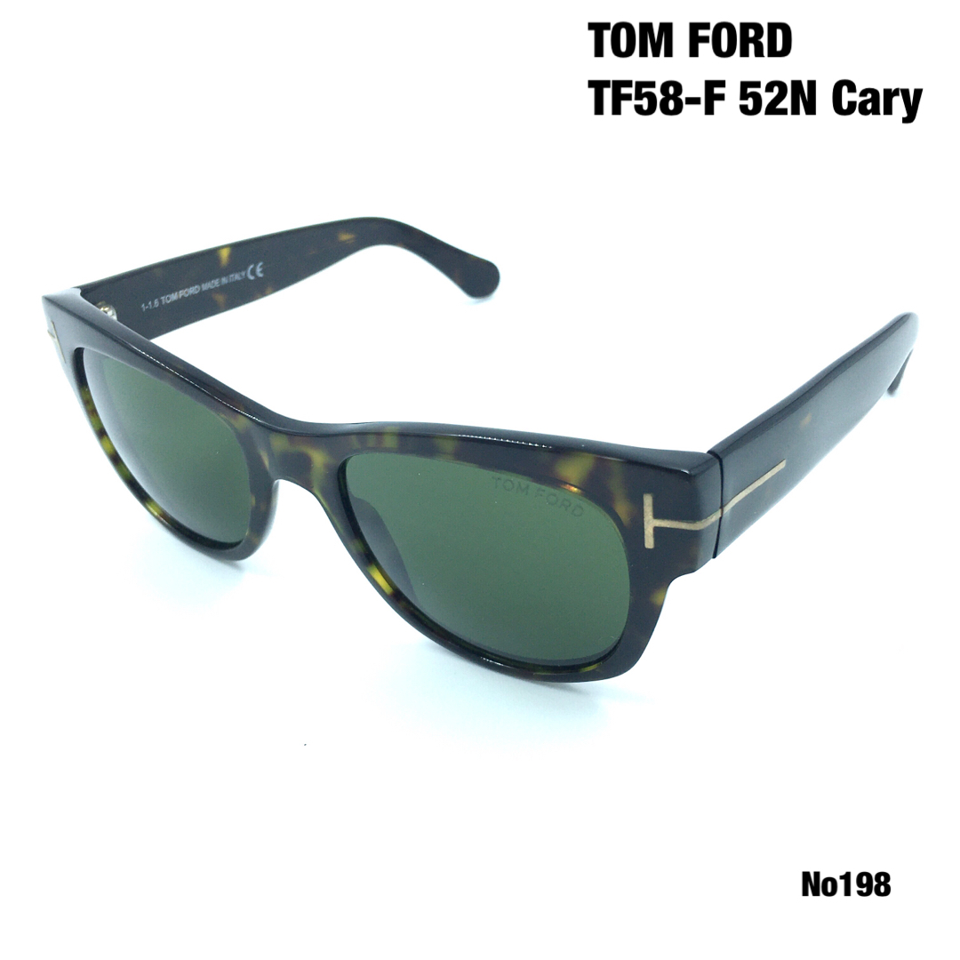 トムフォード　TOM FORD TF58-F 52N Cary サングラス