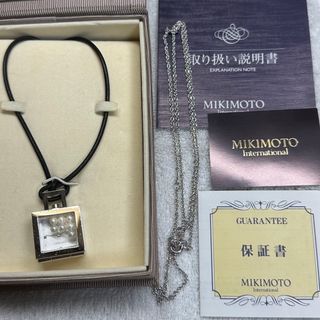 MIKIMOTO ペンダントトップネックレス パールブラック