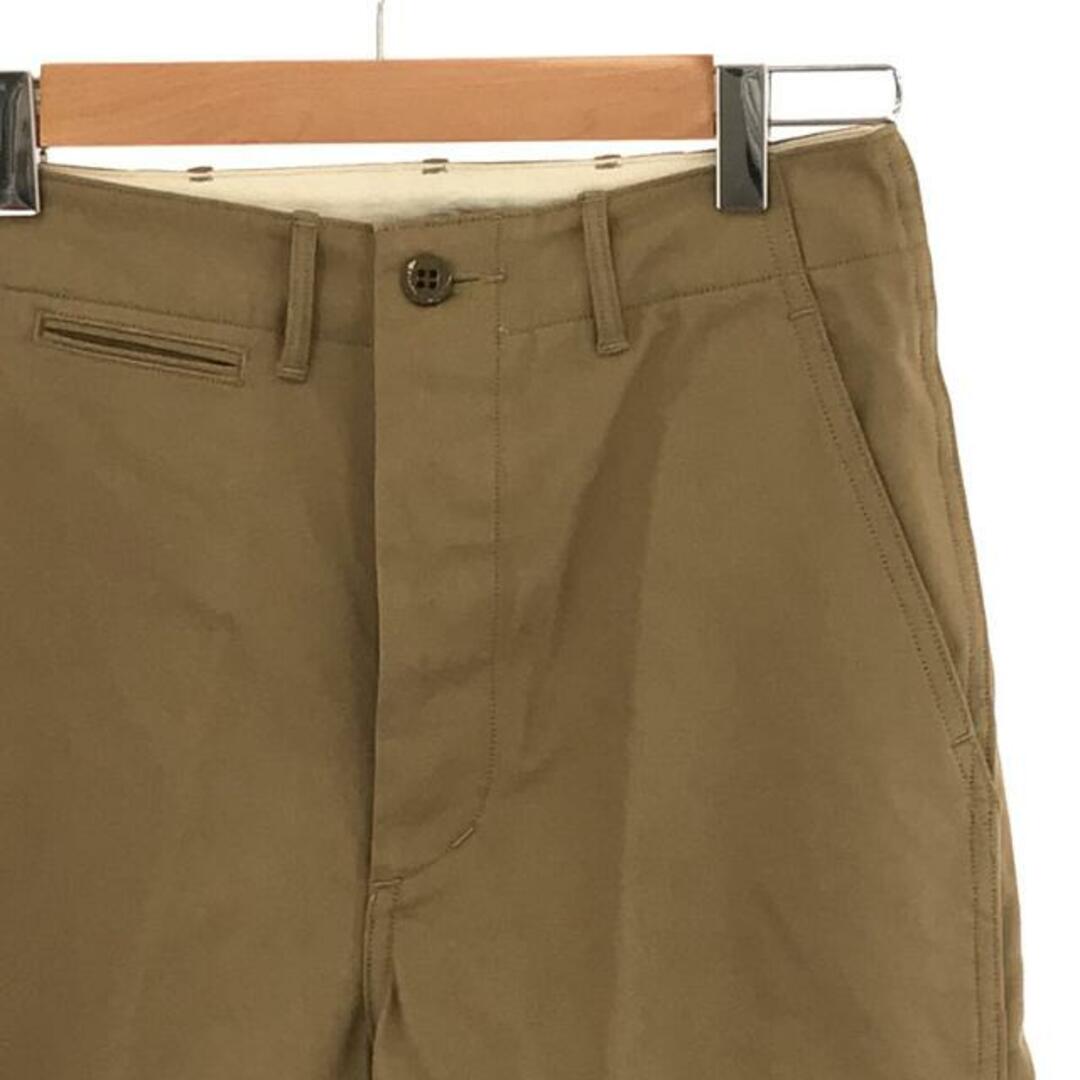 HYKE(ハイク)の【美品】  HYKE / ハイク | 2021SS | COTTON TWILL ARMY CHINOS チノパンツ | 1 | ベージュ | レディース レディースのパンツ(その他)の商品写真