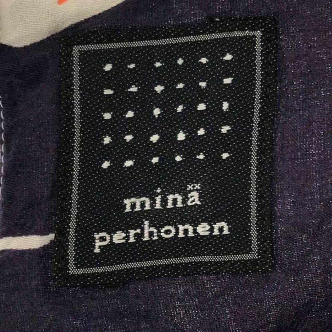 mina perhonen(ミナペルホネン)のmina perhonen / ミナペルホネン | 2015SS | hana tricot ケープスリーブワンピース | 36 | パープル | レディース レディースのワンピース(ひざ丈ワンピース)の商品写真