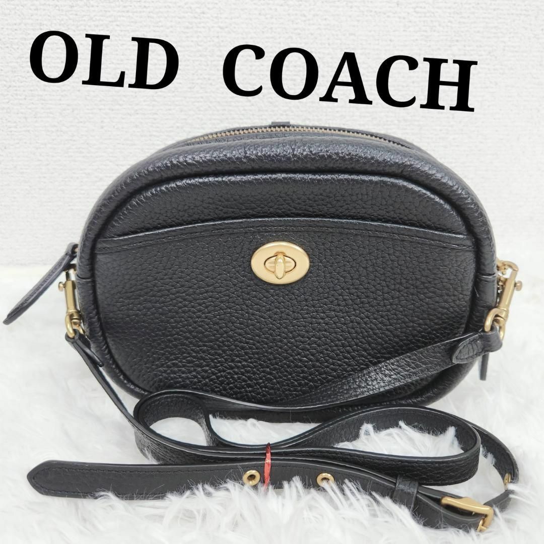 美品 COACH コーチ ショルダーバッグ カメラバッグ グレー 灰色