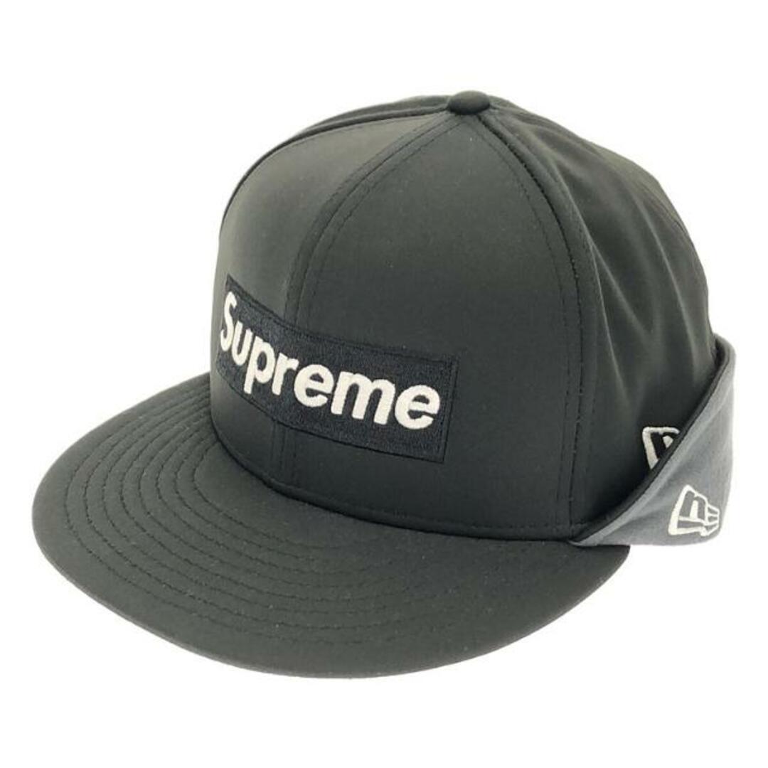 【新品】  SUPREME / シュプリーム | 2020AW | ×  NEW ERA Windstopper Earflap Box Logo Cap / ゴアテックス ボックスロゴ  キャップ | 58.7 | ブラック | メンズ