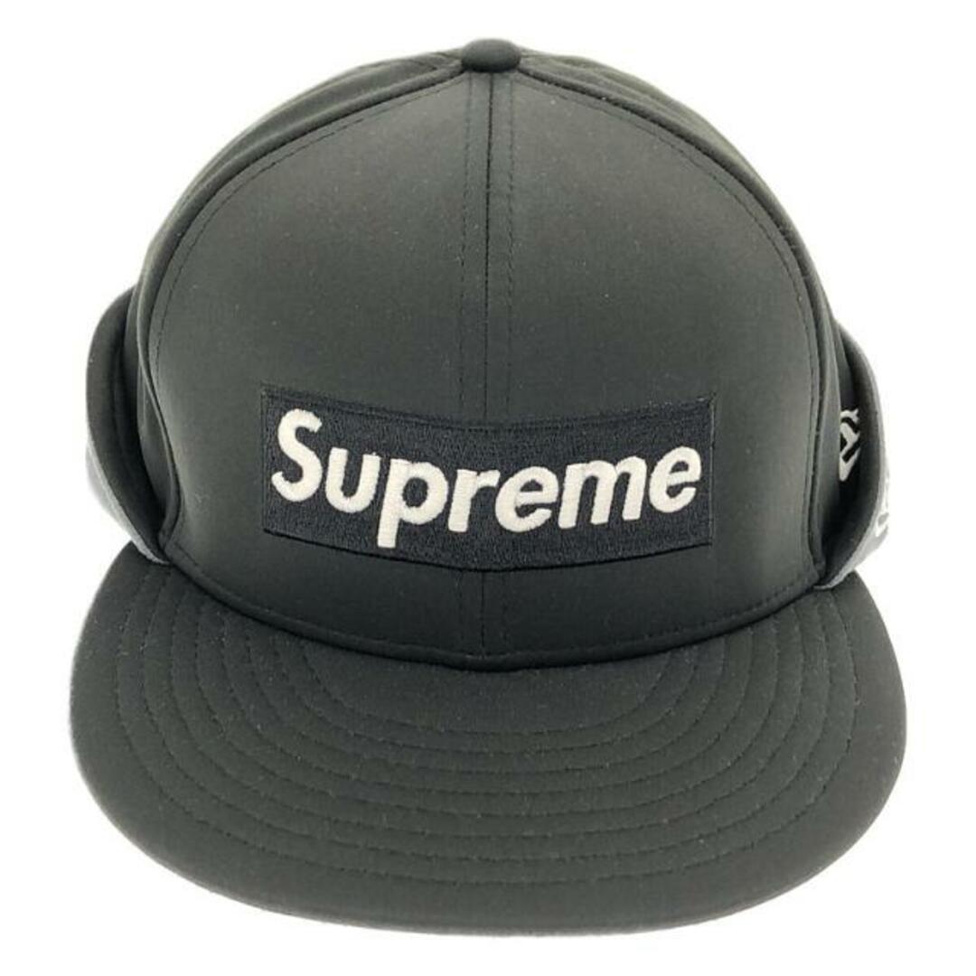 【新品】 SUPREME / シュプリーム | 2020AW | × NEW ERA Windstopper Earflap Box Logo Cap  / ゴアテックス ボックスロゴ キャップ | 58.7 | ブラック | メンズ