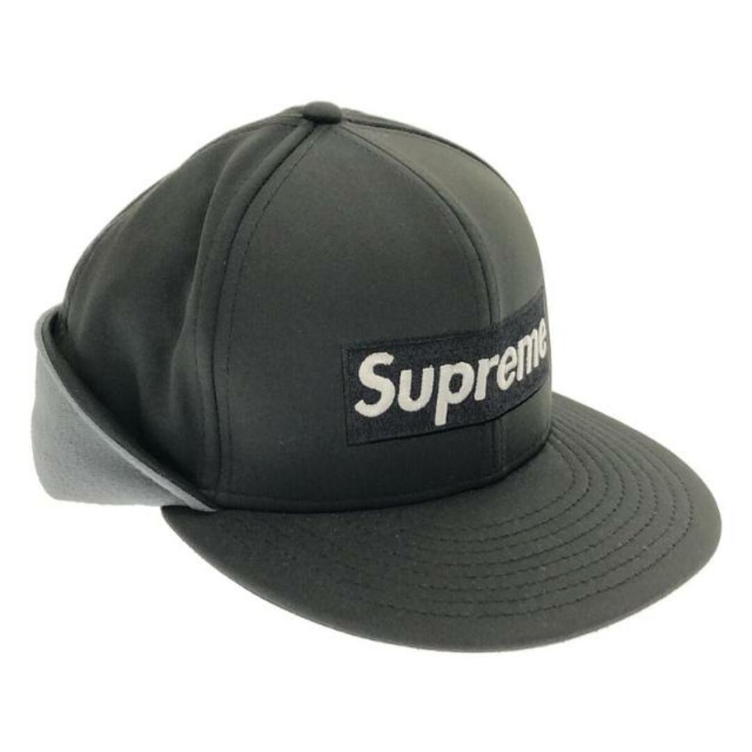 【新品】 SUPREME / シュプリーム | 2020AW | × NEW ERA Windstopper Earflap Box Logo Cap  / ゴアテックス ボックスロゴ キャップ | 58.7 | ブラック | メンズ