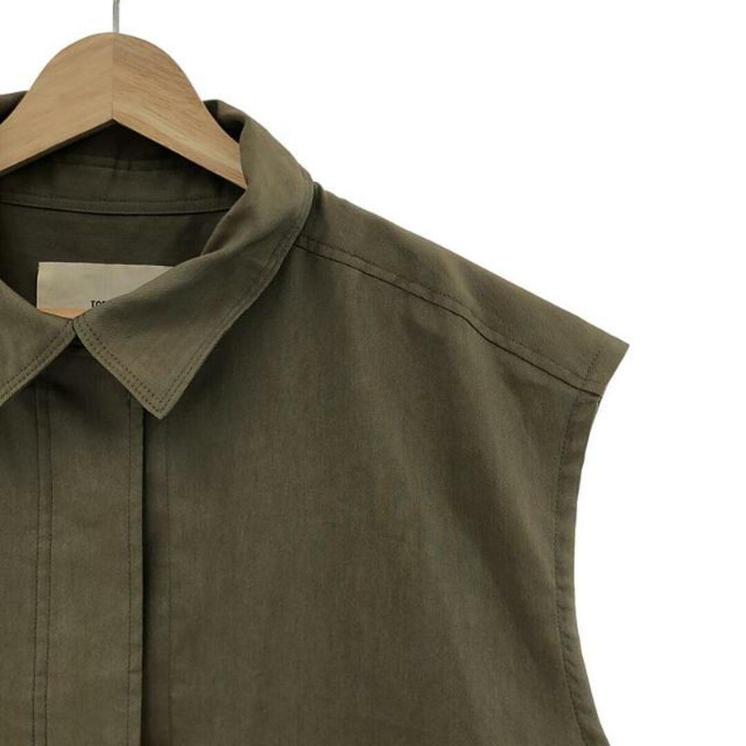 【新品】 TODAYFUL / トゥデイフル | 2023SS | 2Wayカラー ロングベスト | 36 | モスグリーン | レディース