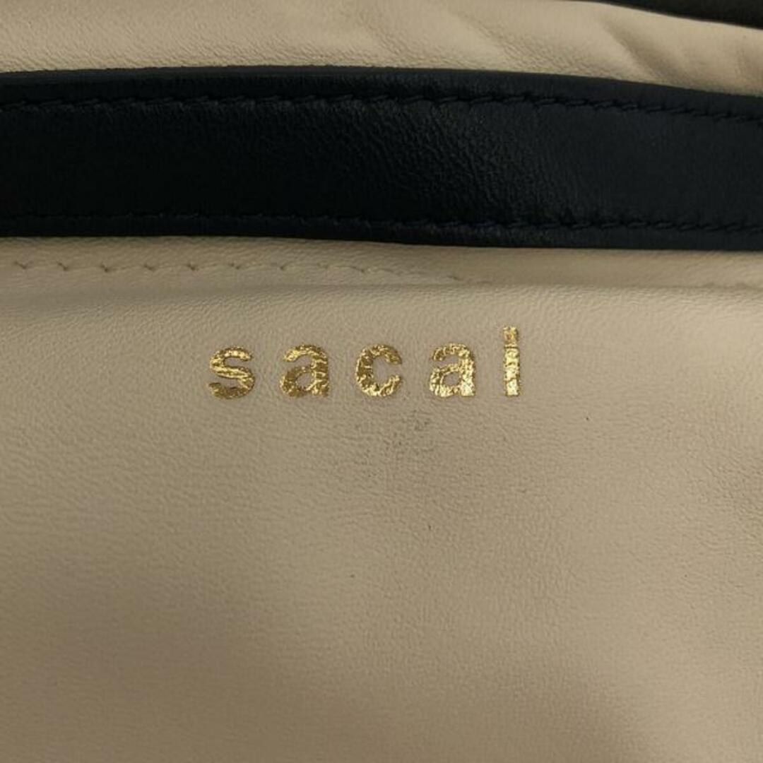 sacai(サカイ)のsacai / サカイ | 2018SS | PILLOW BAG SMALL IN NAPPA ショルダーバッグ | ホワイト/ネイビー | レディース レディースのバッグ(ショルダーバッグ)の商品写真