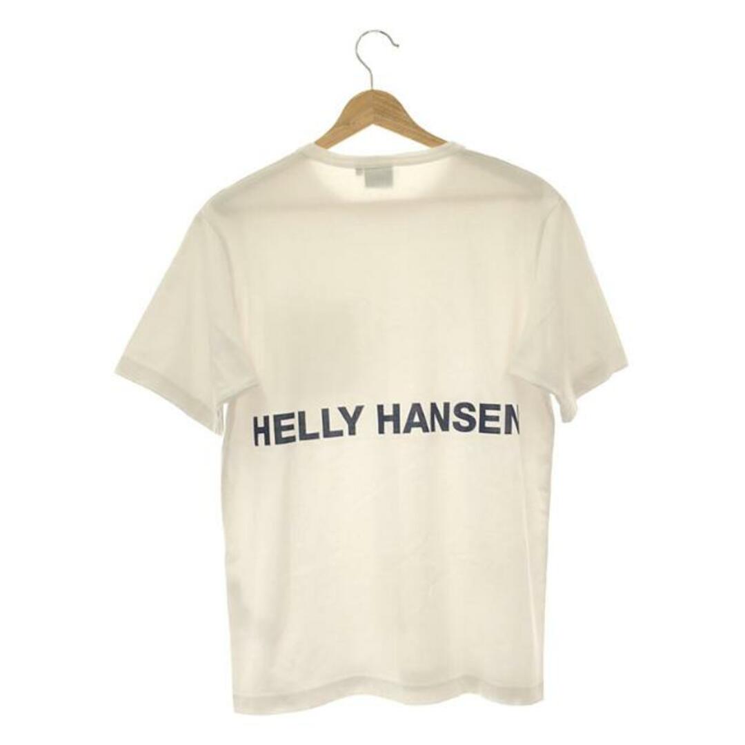 HELLY HANSEN(ヘリーハンセン)の【美品】  Helly Hansen / ヘリーハンセン | コットン クルーネック バックロゴ Tシャツ | WL | ホワイト | レディース レディースのトップス(Tシャツ(半袖/袖なし))の商品写真