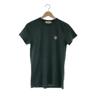 メゾンキツネ(MAISON KITSUNE')のMAISON KITSUNE / メゾンキツネ | Fox T-shirt Tシャツ | XS | ダークグリーン | レディース(Tシャツ(半袖/袖なし))