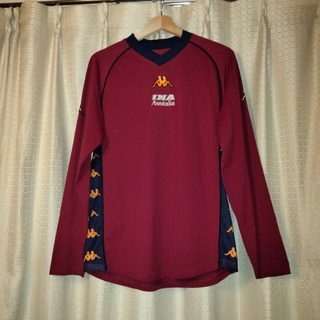 カッパ(Kappa)の【kappa】ゲームシャツ asローマ　90s(Tシャツ/カットソー(七分/長袖))