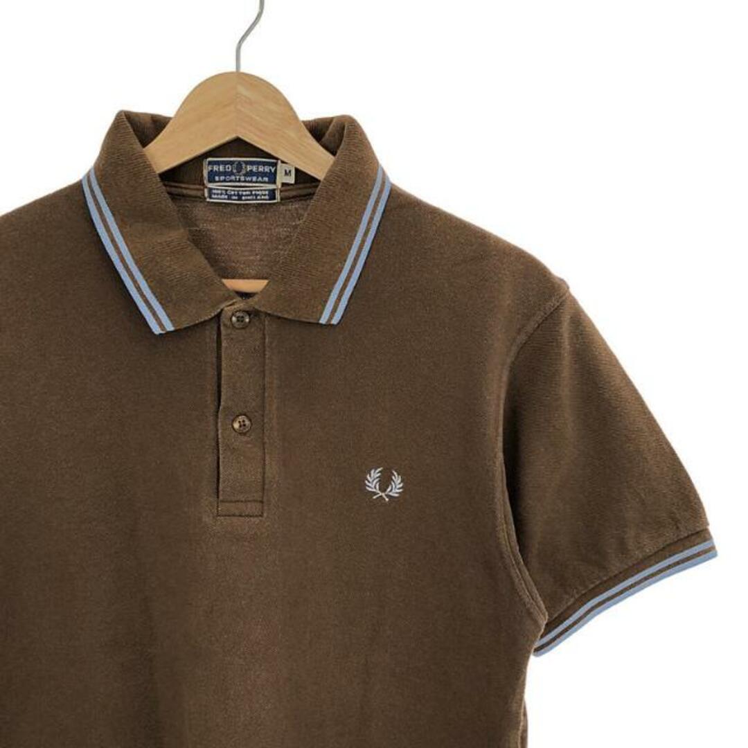 FRED PERRY / フレッドペリー | 英国製 ポロシャツ | M | ブラウン | メンズ 1