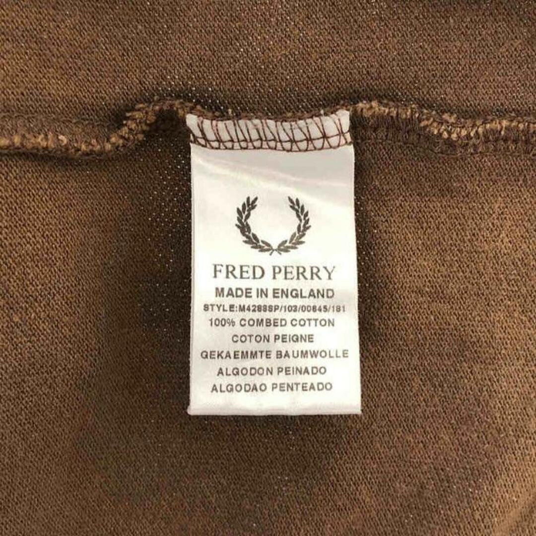 FRED PERRY / フレッドペリー | 英国製 ポロシャツ | M | ブラウン | メンズ 5
