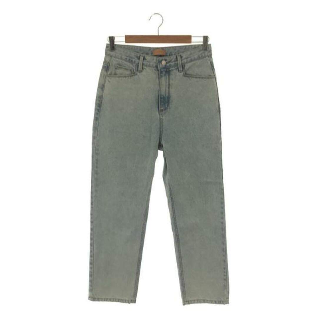 【美品】  TODAYFUL / トゥデイフル | Nora's Denim ブリーチ加工 ハイウエスト ボーイフレンド デニムパンツ | 26 | インディゴ | レディース