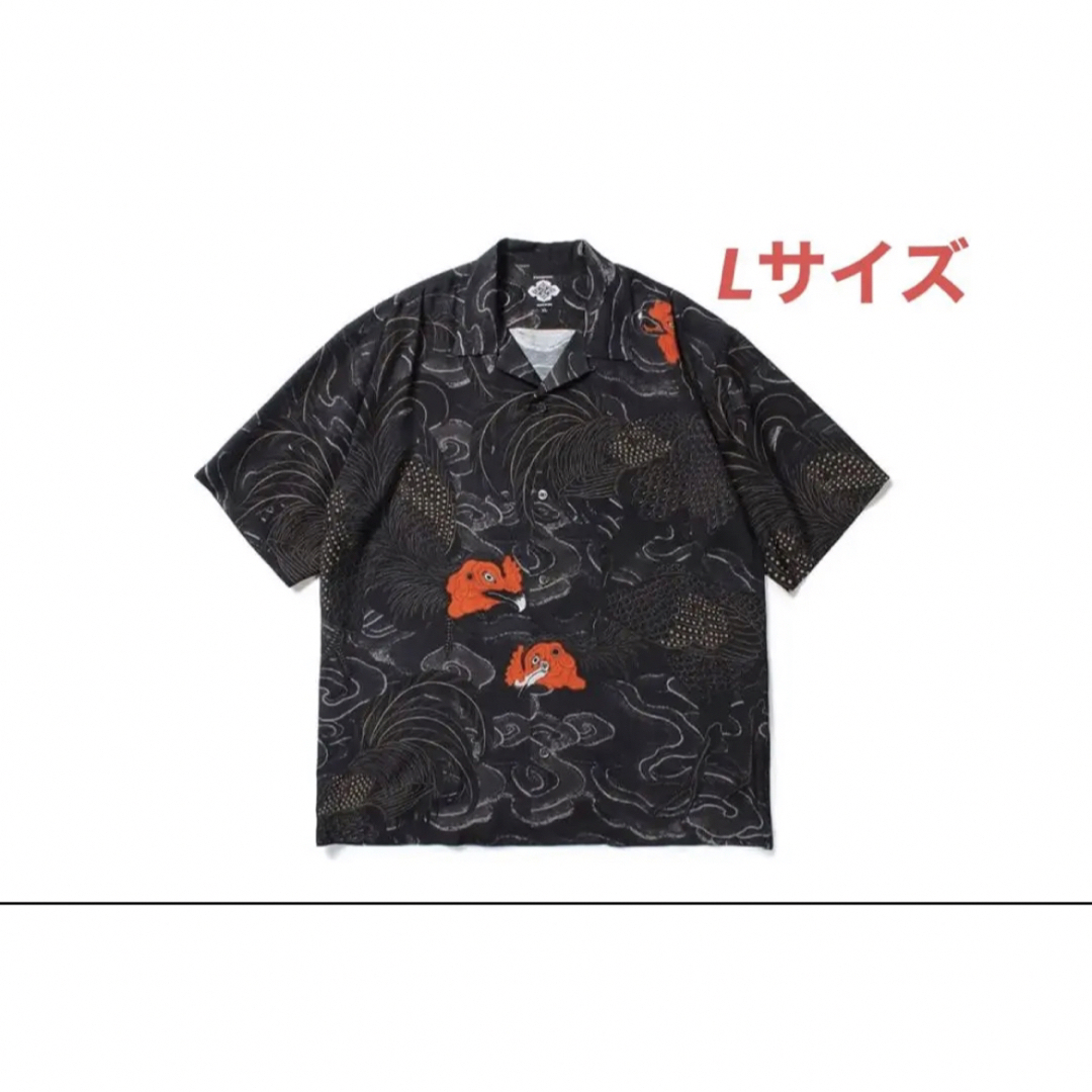 GAKKIN × BUDS POOL 舐達麻 軍鶏 Shirt 黒 XL