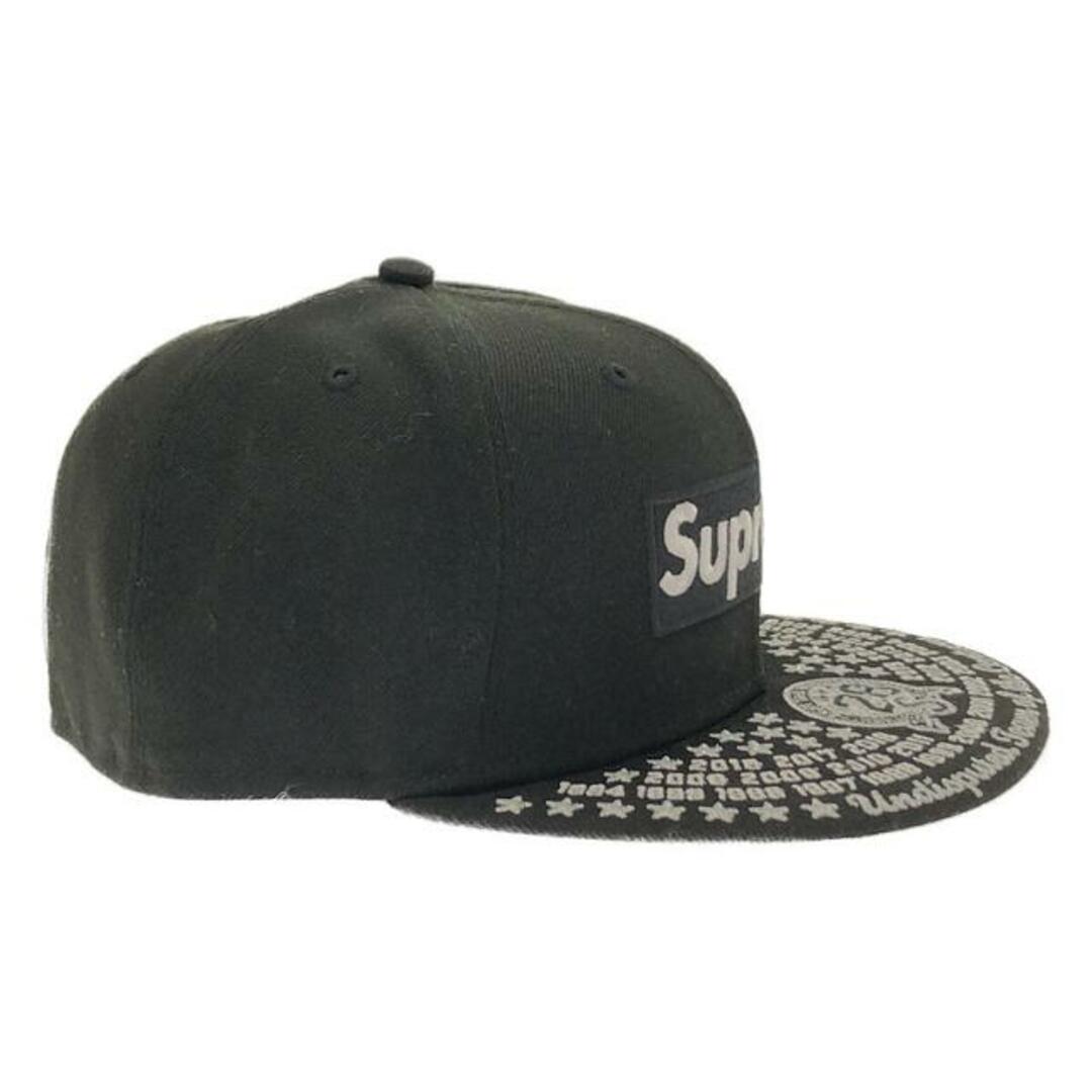 【新品】  SUPREME / シュプリーム | 2021AW | × NEW ERA Box Logo undisputed team of the century / ボックスロゴ キャップ | 58.7 | ブラック | メンズその他