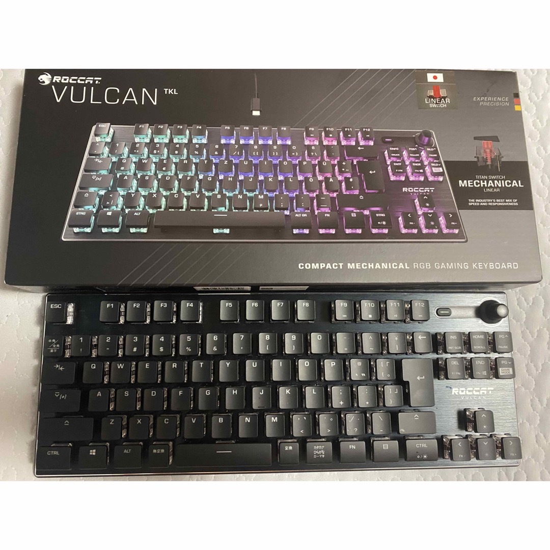 ROCCAT VULCAN TKL ゲーミングキーボード 日本語配列 - PC周辺機器