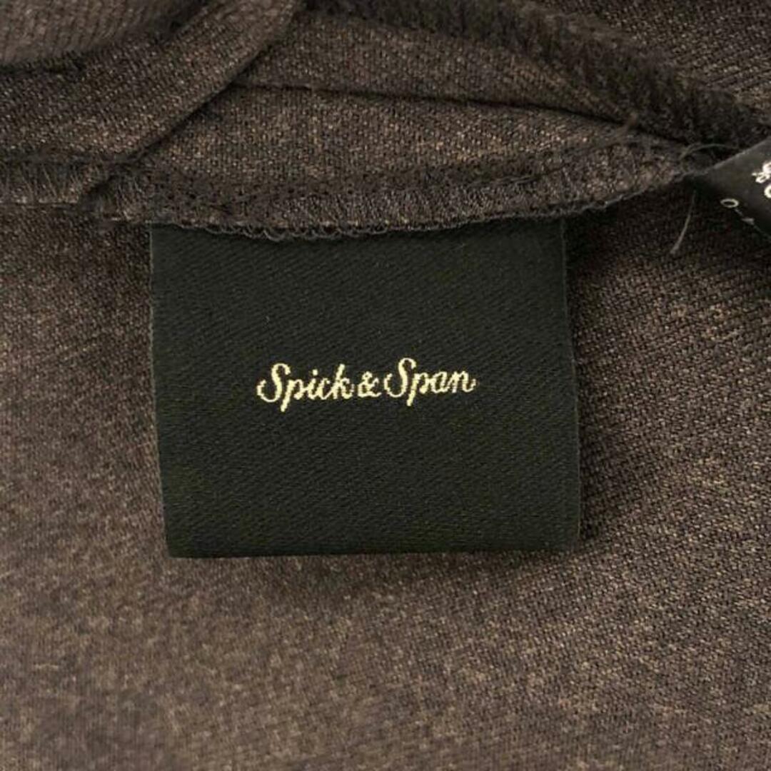 Spick & Span(スピックアンドスパン)のSpick and Span / スピックアンドスパン | パールカフスボタンワンピース | ダークブラウン | レディース レディースのワンピース(ロングワンピース/マキシワンピース)の商品写真