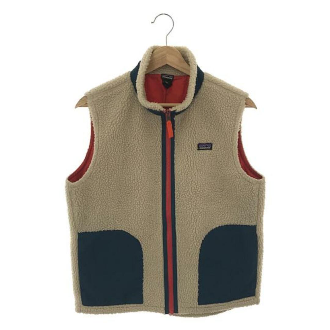 Patagonia / パタゴニア | KIDS RETRO-X VEST キッズ レトロX ボアフリース ベスト | XXL | ナチュラル |  レディース | フリマアプリ ラクマ