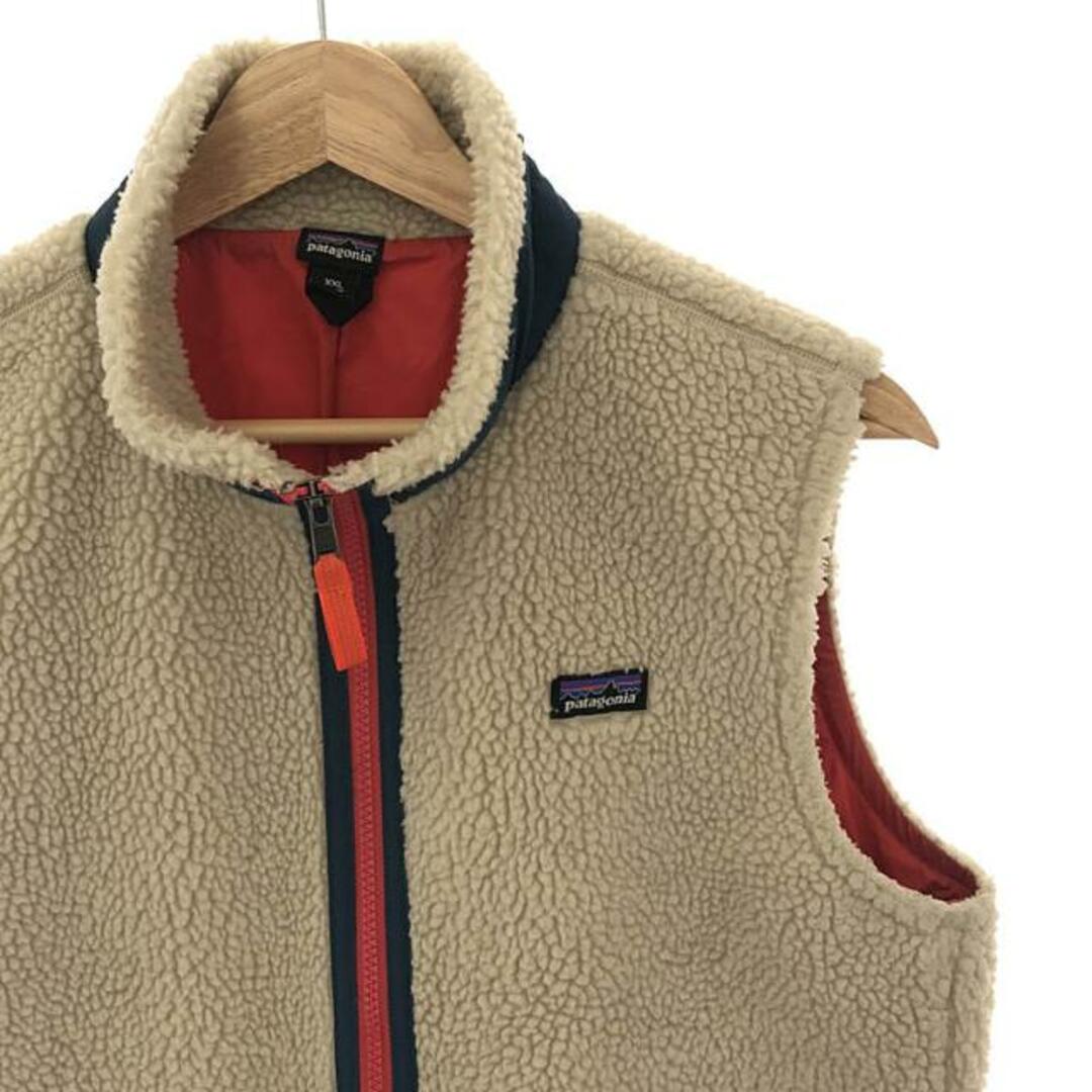 Patagonia / パタゴニア | KIDS RETRO-X VEST キッズ レトロX ボアフリース ベスト | XXL | ナチュラル |  レディース