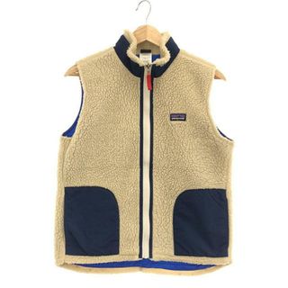 パタゴニア(patagonia)のPatagonia / パタゴニア | キッズ レトロX ボアフリースベスト | L | ナチュラル | レディース(ベスト/ジレ)