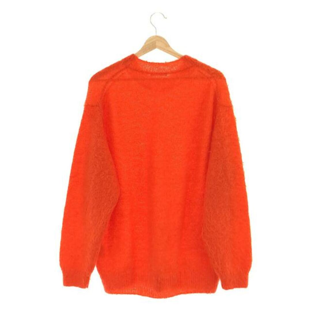 AURALEE(オーラリー)の【新品】  AURALEE / オーラリー | 2022AW | BRUSHED SUPER KID MOHAIR KNIT / スーパーキッド モヘヤ ニット | 3 | orange | レディース レディースのトップス(カーディガン)の商品写真