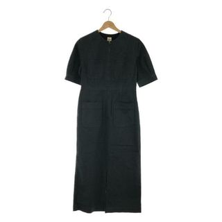 ロンハーマン(Ron Herman)のRon Herman / ロンハーマン | Front Zip Dress ワンピース | S | ダークグレー | レディース(ロングワンピース/マキシワンピース)