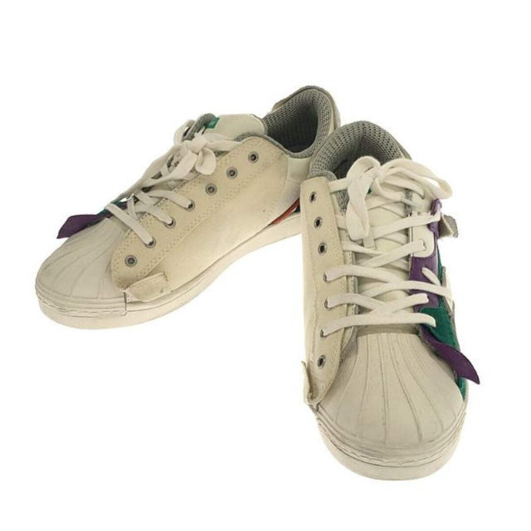 kolor(カラー)の【美品】  kolor / カラー | 2020AW | カウハイド×ハンプ SNEAKERS | 26.5 | ホワイト | メンズ メンズの靴/シューズ(スニーカー)の商品写真