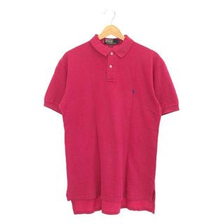 ポロラルフローレン(POLO RALPH LAUREN)のPOLO RALPH LAUREN / ポロラルフローレン | USA製 ポロシャツ | S | ピンク | メンズ(Tシャツ/カットソー(半袖/袖なし))