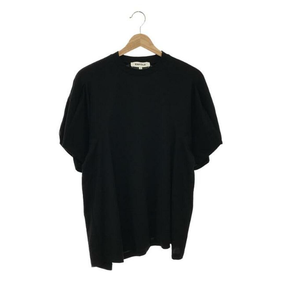 【美品】 ENFOLD / エンフォルド | FLOWER-SLEEVE PULLOVER Tシャツ | 38 | ブラック | レディース |  フリマアプリ ラクマ