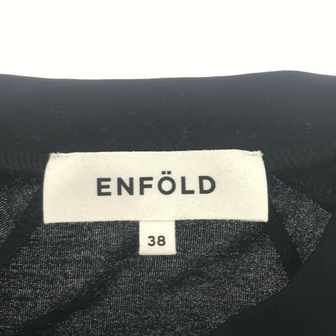 驚きの価格が実現！
 【美品】 ENFOLD ENFOLD / エンフォルド エンフォルド | 新品！enfold Tシャツ- / FLOWER-SLEEVE PULLOVER Tシャツ | 38 | ブラック | レディース トップス 4