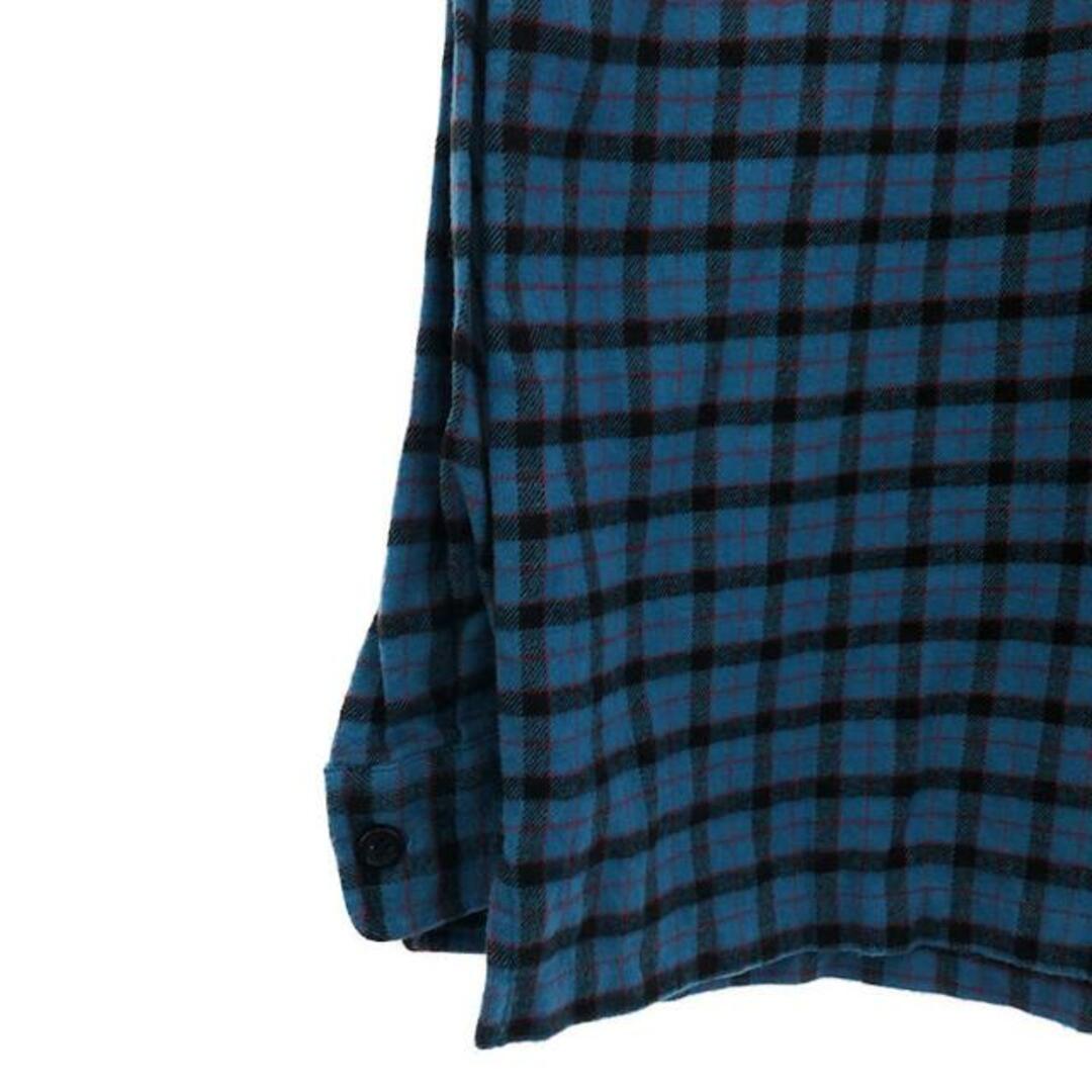 SUPREME / シュプリーム | 2022SS | Mini Plaid Hooded Shirt / ミニ プレイド フーデッド シャツ | L | ブルー | メンズ 2