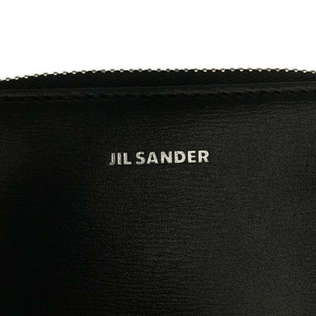 【美品】 JIL SANDER / ジルサンダー | CREDIT CARD PURSE L字ジップ ミニウォレット | ブラック | レディース
