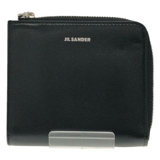 ジルサンダー(Jil Sander)の【美品】  JIL SANDER / ジルサンダー | CREDIT CARD PURSE L字ジップ ミニウォレット | ブラック | レディース(財布)