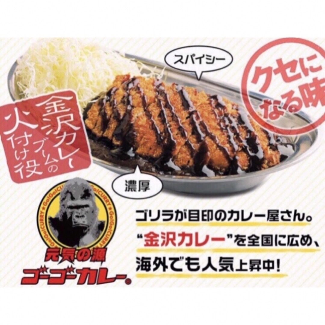 ゴーゴーカレー中辛3食セットです(o^^o)　金沢カレー　 食品/飲料/酒の加工食品(レトルト食品)の商品写真