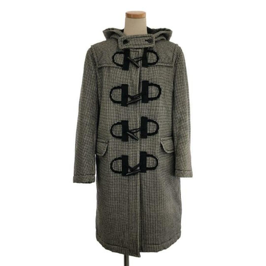 【美品】  tricot COMME des GARCONS / トリココムデギャルソン | 2010AW | 千鳥柄 チンストラップ ダッフルコート | M | ブラック / ホワイト | レディース