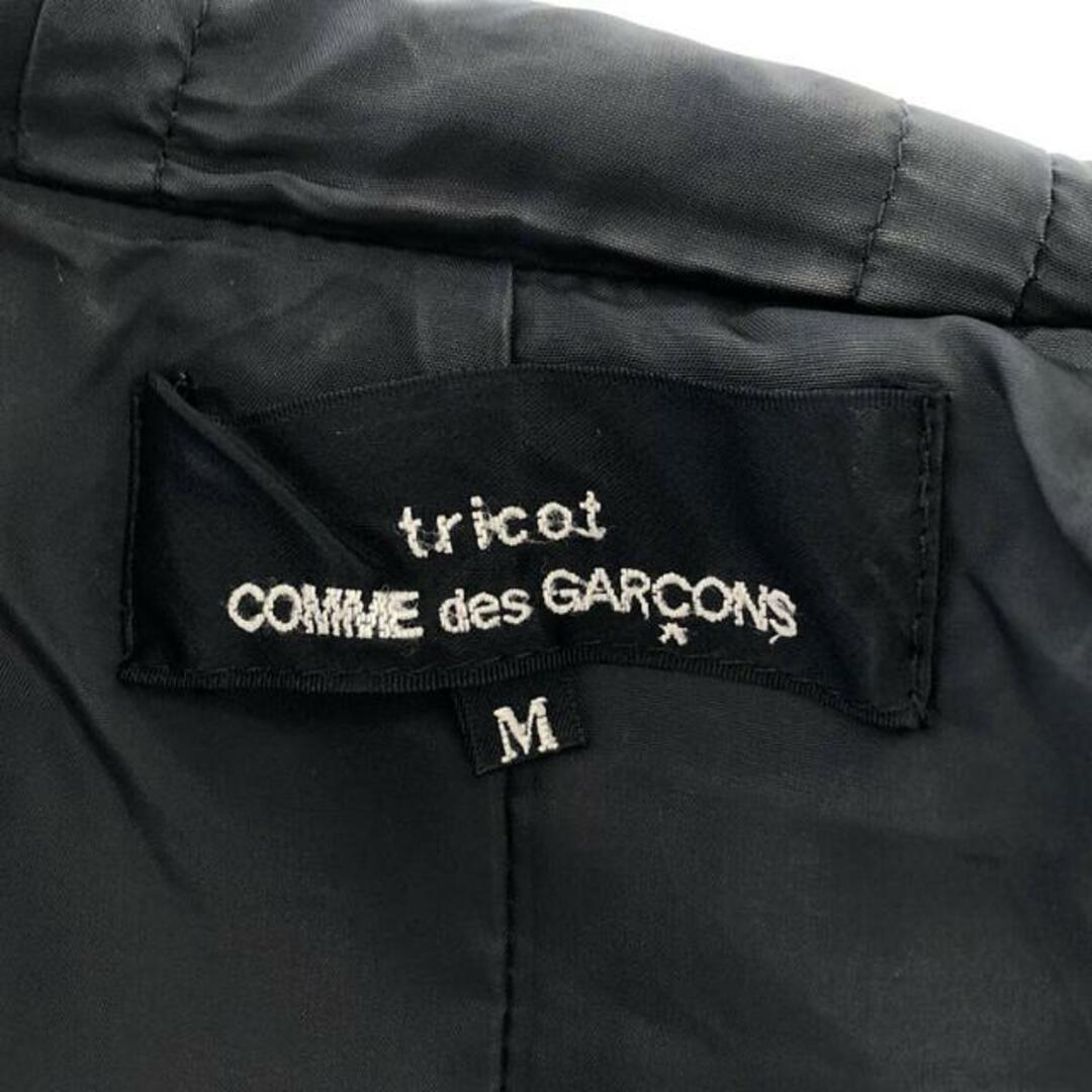 【美品】  tricot COMME des GARCONS / トリココムデギャルソン | 2010AW | 千鳥柄 チンストラップ ダッフルコート | M | ブラック / ホワイト | レディース 5