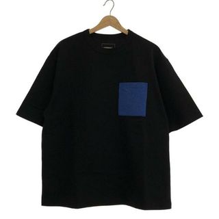 ソフネット(SOPHNET.)の【美品】  SOPHNET. / ソフネット | 2023SS | POCKET BAGGY TEE / Kvadrat / バギー ポケットTシャツ | S | BLACK | メンズ(Tシャツ/カットソー(半袖/袖なし))