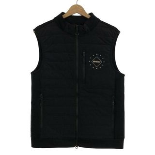 【美品】  FCRB / エフシーレアルブリストル | 2022AW | TECH SWEAT HYBRID VEST / バックロゴ ベスト | S | BLACK | メンズ(ベスト)