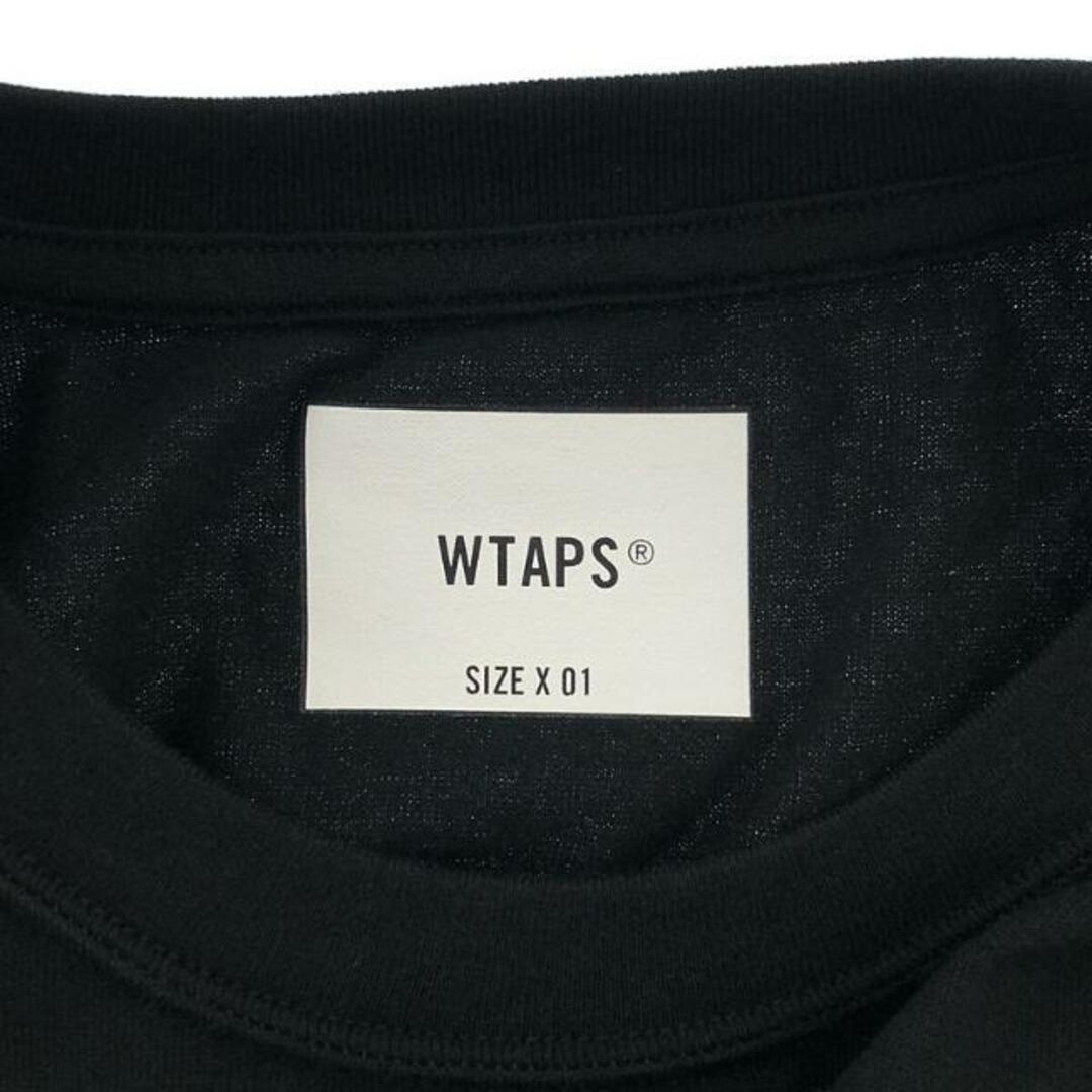 【美品】  WTAPS / ダブルタップス | 2023SS | SAC 02 / SS / COTTON. CREVASSE  / ポケット Tシャツ | 1 | BLACK | メンズ 4