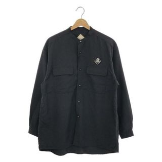 エフシーアールビー(F.C.R.B.)の【美品】  F.C.R.B / エフシーアールビー | × White Mountaineering ナイロン スタンドカラーシャツ | 0 | ブラック | メンズ(Tシャツ/カットソー(七分/長袖))