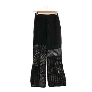 トゥデイフル(TODAYFUL)の【美品】  TODAYFUL / トゥデイフル | Patchwork Lace Pants パッチワークレース パンツ | 38 | ブラック | レディース(その他)