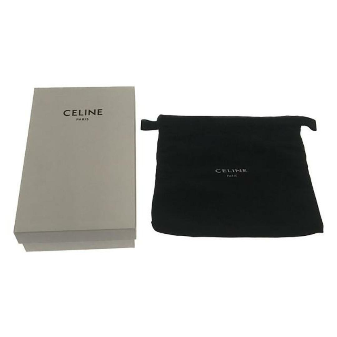 celine(セリーヌ)の【美品】  CELINE / セリーヌ | ラージストラップ ウォレット | グレー/ピンク | レディース レディースのファッション小物(財布)の商品写真