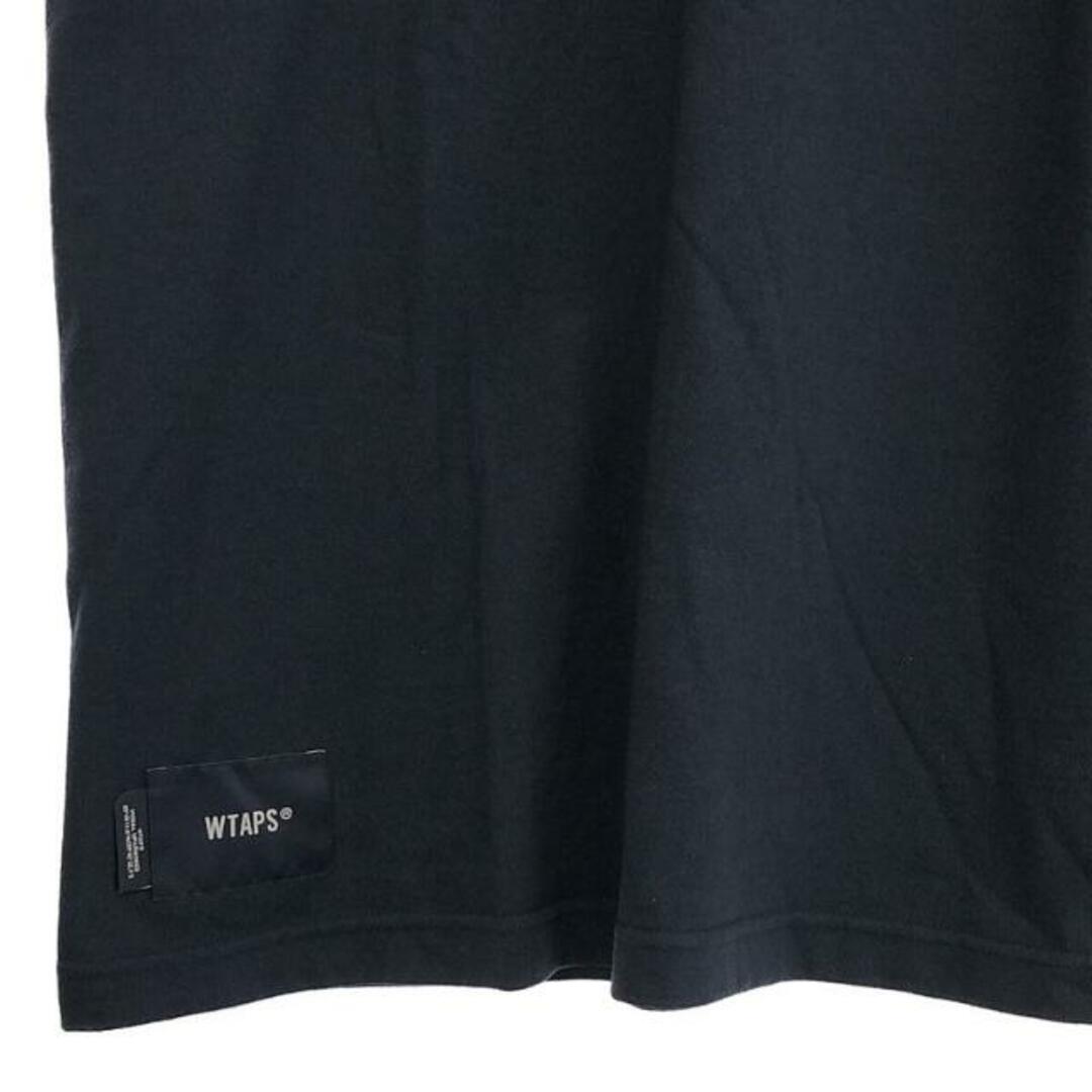 W)taps(ダブルタップス)の【美品】  WTAPS / ダブルタップス | 2023SS | WUT / SS / COTTON / ロゴ Tシャツ | 1 | Navy | メンズ メンズのトップス(Tシャツ/カットソー(半袖/袖なし))の商品写真