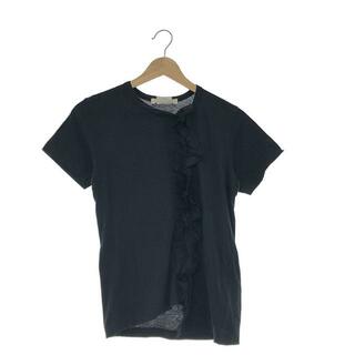 コムデギャルソン(COMME des GARCONS)のCOMME des GARCONS / コムデギャルソン | 2015SS | フリル 切替 Tシャツ | XS | ブラック | レディース(Tシャツ(半袖/袖なし))