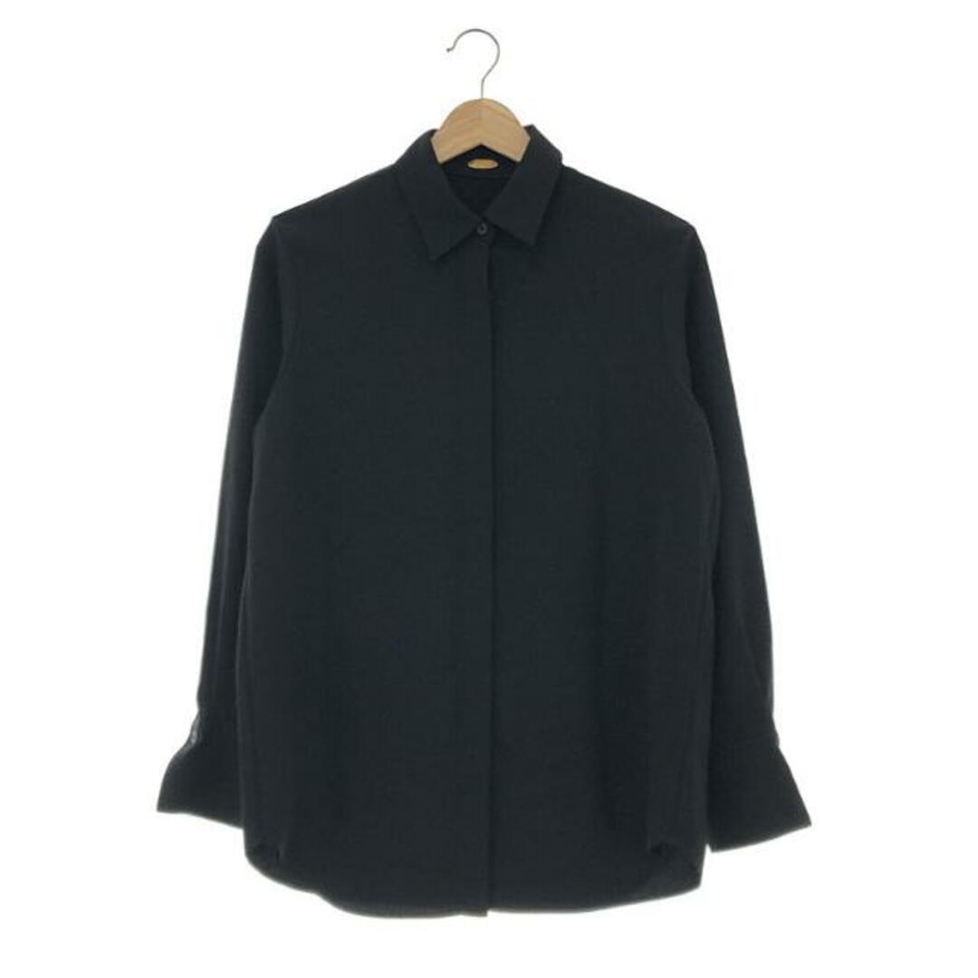 DEUXIEME CLASSE(ドゥーズィエムクラス)の【美品】  Deuxieme Classe / ドゥーズィエムクラス | EDEN shirt シャツ | F | ブラック | レディース レディースのトップス(シャツ/ブラウス(長袖/七分))の商品写真