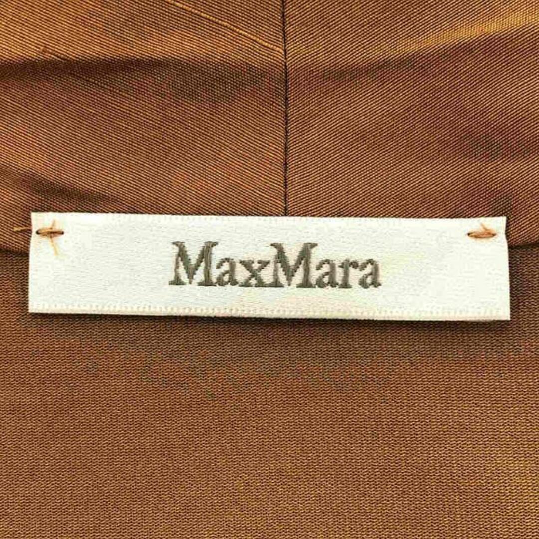 【美品】  Max Mara / マックスマーラ | シルク カシュクール ブラウス | 48 | ブラウン | レディース 4