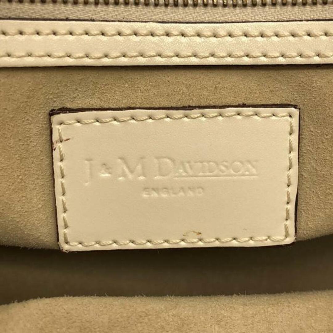 J&M DAVIDSON(ジェイアンドエムデヴィッドソン)のJ&M DAVIDSON / ジェイアンドエムデヴィッドソン | レザー ミニ ボストン バッグ | ホワイト | レディース レディースのバッグ(トートバッグ)の商品写真