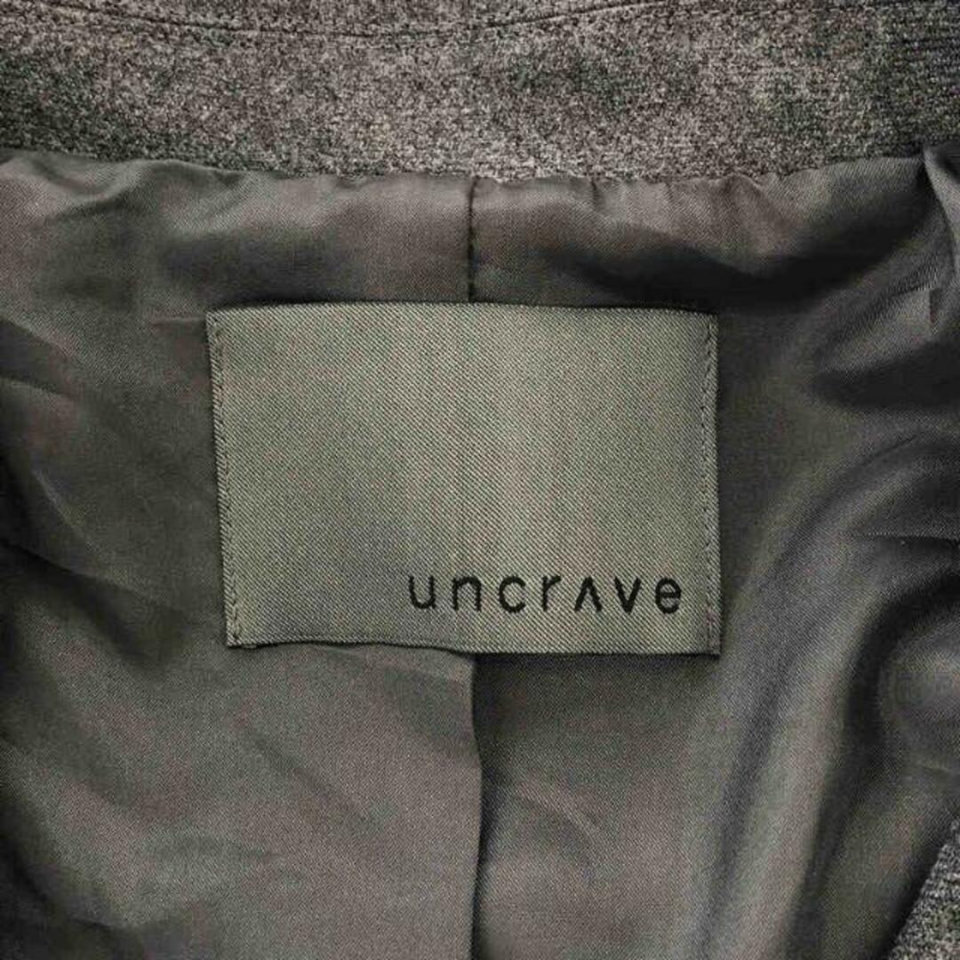 【美品】 uncrave / アンクレイヴ | ウールブレンド セットアップ ジャケット / パンツ | 0 / 00 | グレー | レディース